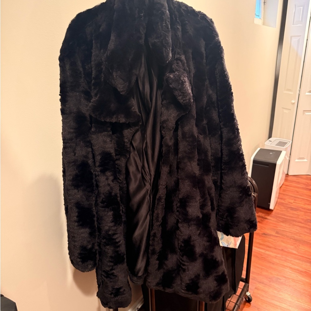Kenneth Cole Black Teddy Jacket